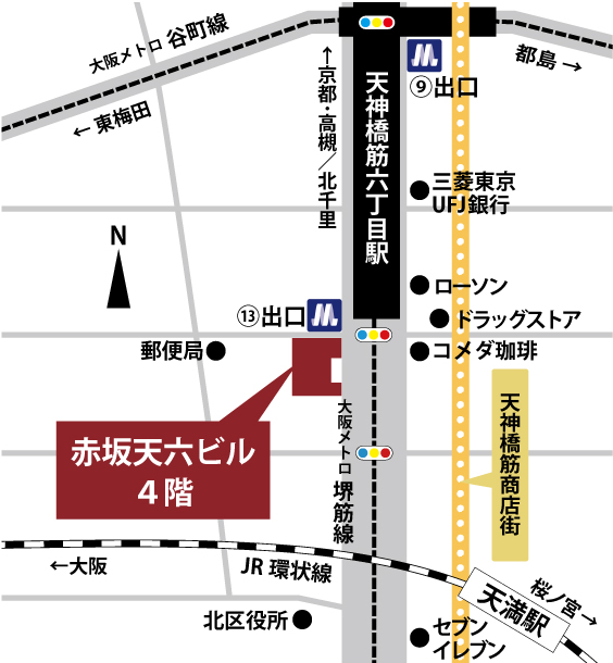 ステーションカンパニー株式会社への地図